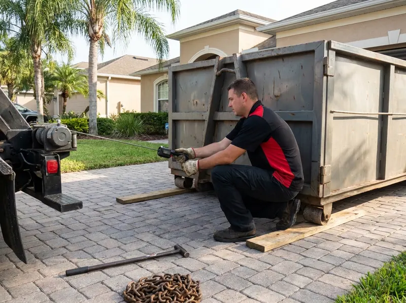 Driveway-Safe Roll-Off Dumpster Service in tampa, FL