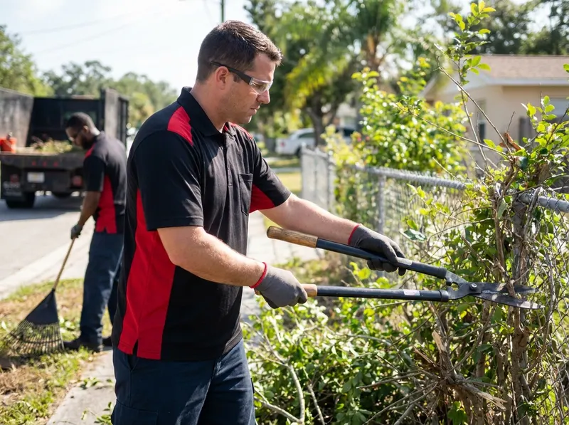 HOA Code Violation Waste Clearing in tampa, FL